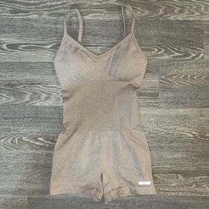 Bo+Tee Tan Onesie